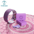 Yugland Anti slip plegable personalizado Eco con estampado Eco Amistable Conjena de yoga de goma natural lavable con correa de transporte